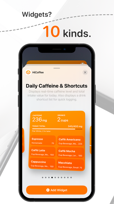 HiCoffee - Caffeine Tracker Ekran Görüntüleri