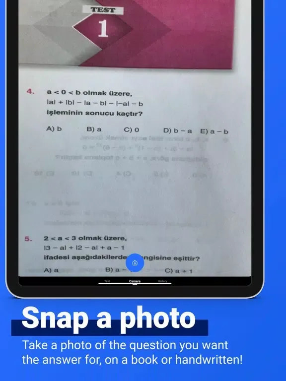 Tangkapan skrin QShoot: Get Math Answers iPad 