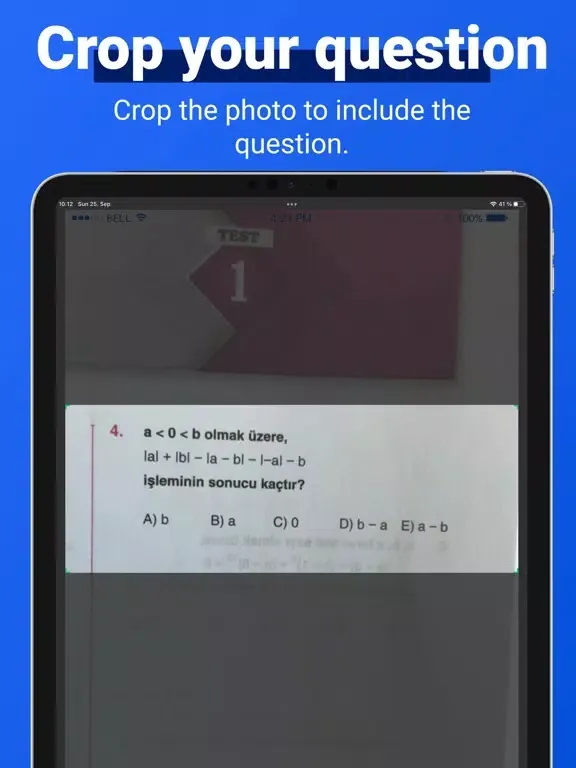 Tangkapan skrin QShoot: Get Math Answers iPad 