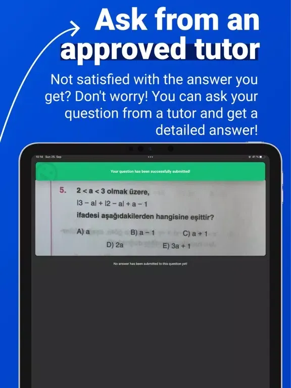 Tangkapan skrin QShoot: Get Math Answers iPad 