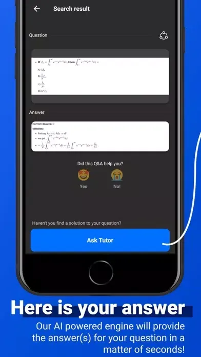 Tangkapan skrin QShoot: Get Math Answers