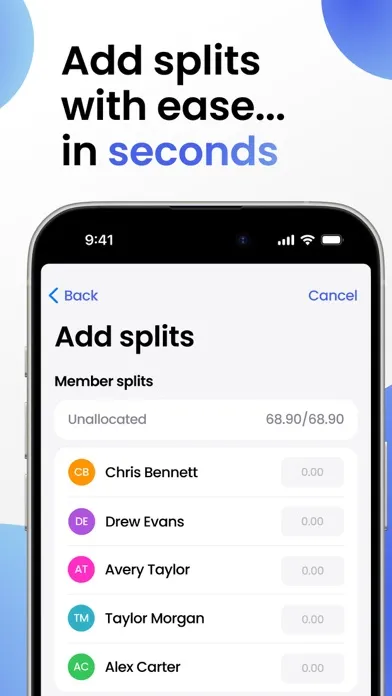 Quicksplit - Group expenses Screenshots