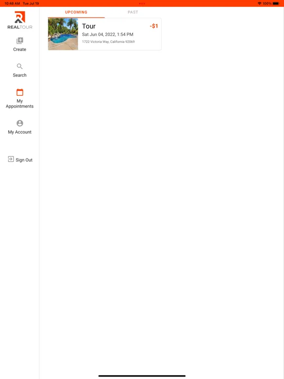 realtour iPad  سکرین شاٹس