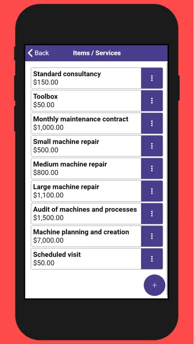 Invoice maker PDF سکرین شاٹس