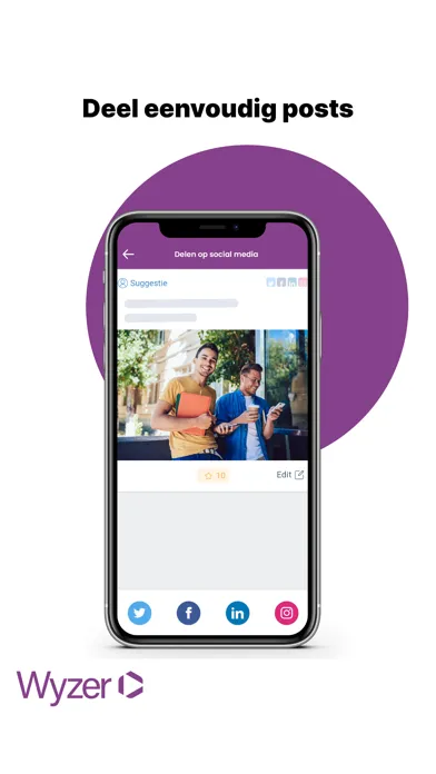 Wyzer Social Screenshots