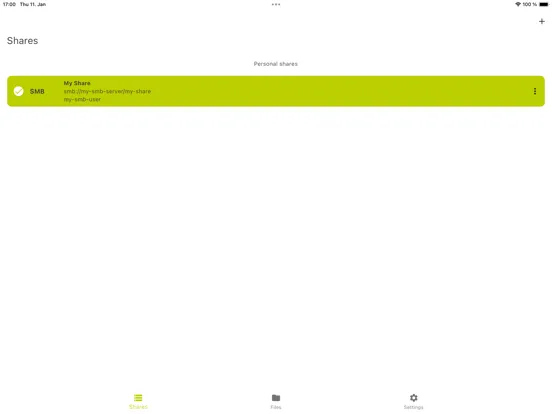 Relution Files iPad  스크린샷