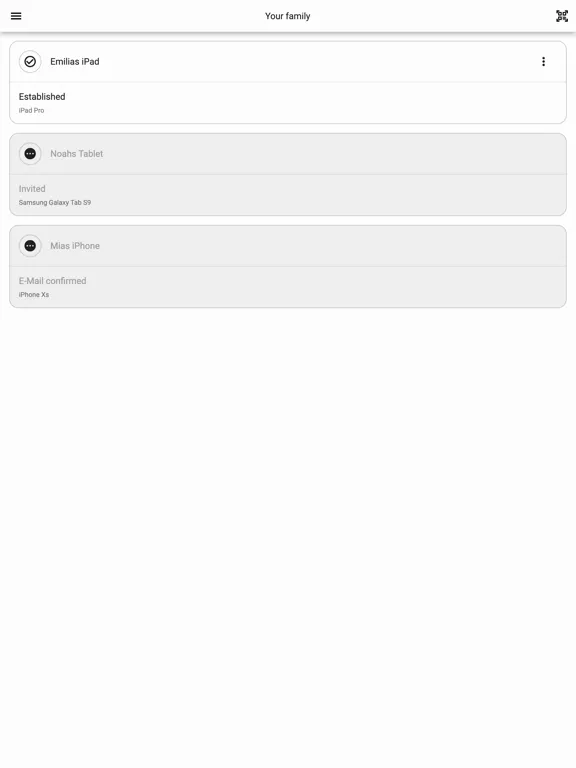 Скриншоты Relution Parent iPad 