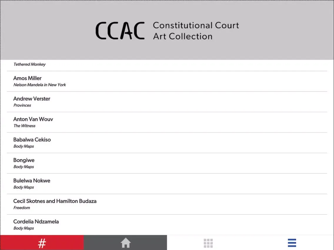 Tangkapan layar CCAC iPad 