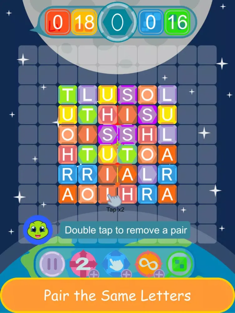 Capturas de pantalla de Find Z! - Alphabet Pairing Puzzle Game iPad 