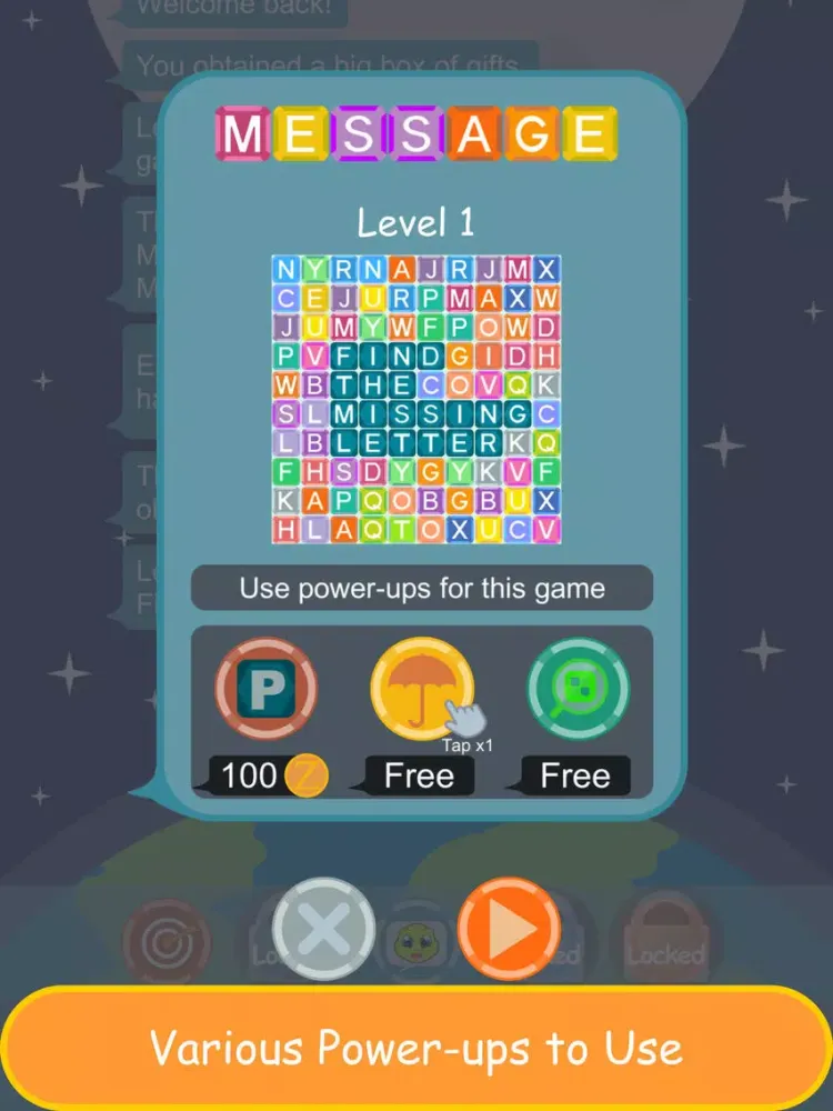 Capturas de pantalla de Find Z! - Alphabet Pairing Puzzle Game iPad 