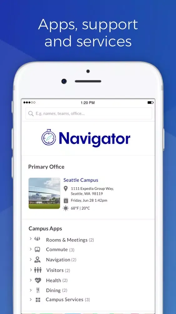 Zrzuty ekranu EG Navigator