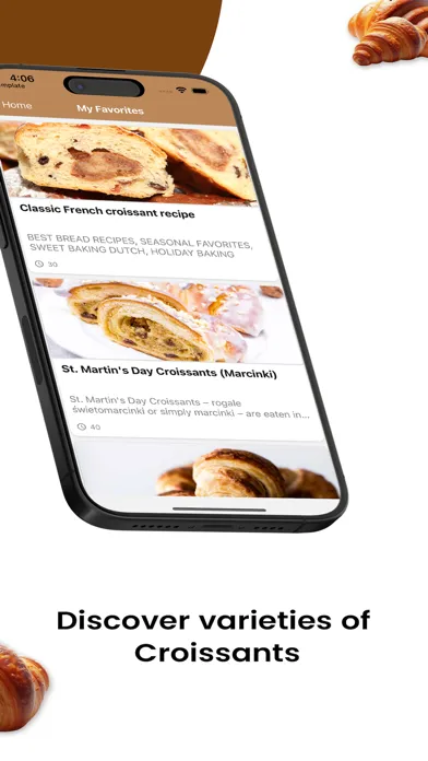 Croissant at home سکرین شاٹس