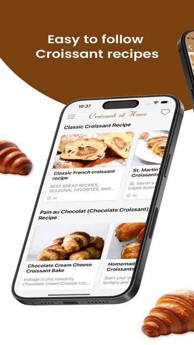 Croissant at home سکرین شاٹس