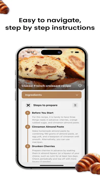 Croissant at home سکرین شاٹس