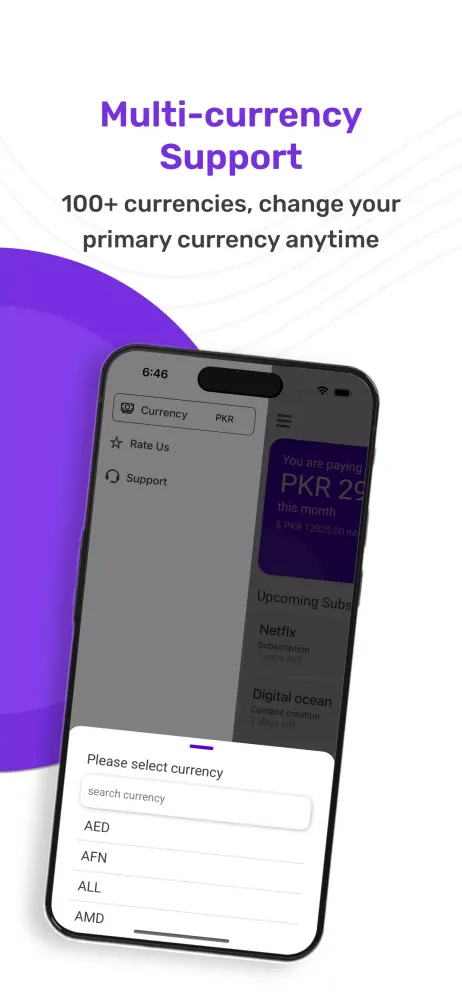 Screenshot di Track your Subs