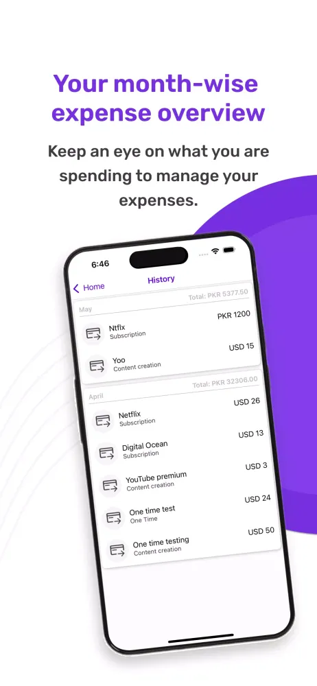 Screenshot di Track your Subs