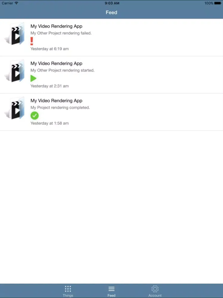 Tangkapan layar Echo Anywhere iPad 