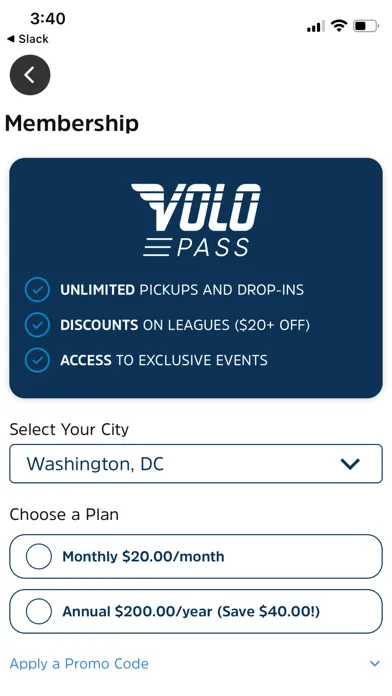 Volo Sports Screenshots