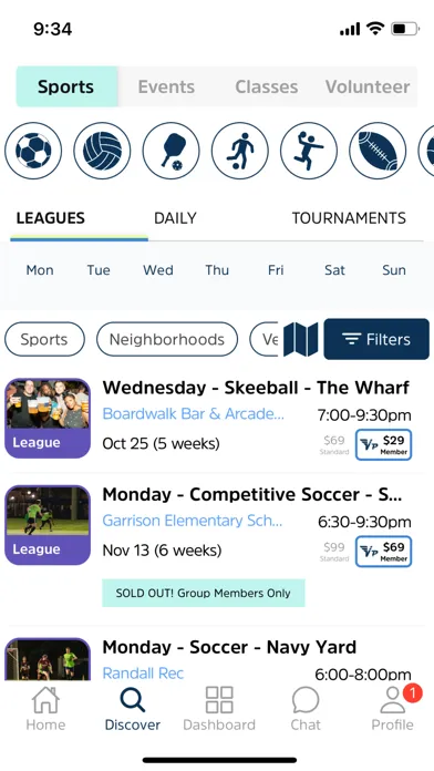 Volo Sports Screenshots