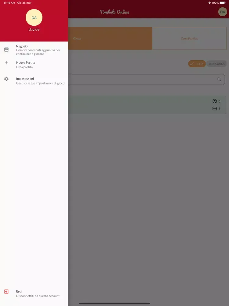 Tombola Online iPad  Screenshots