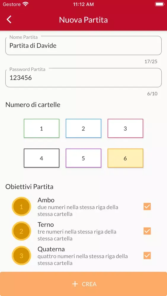 Tombola Online Screenshots