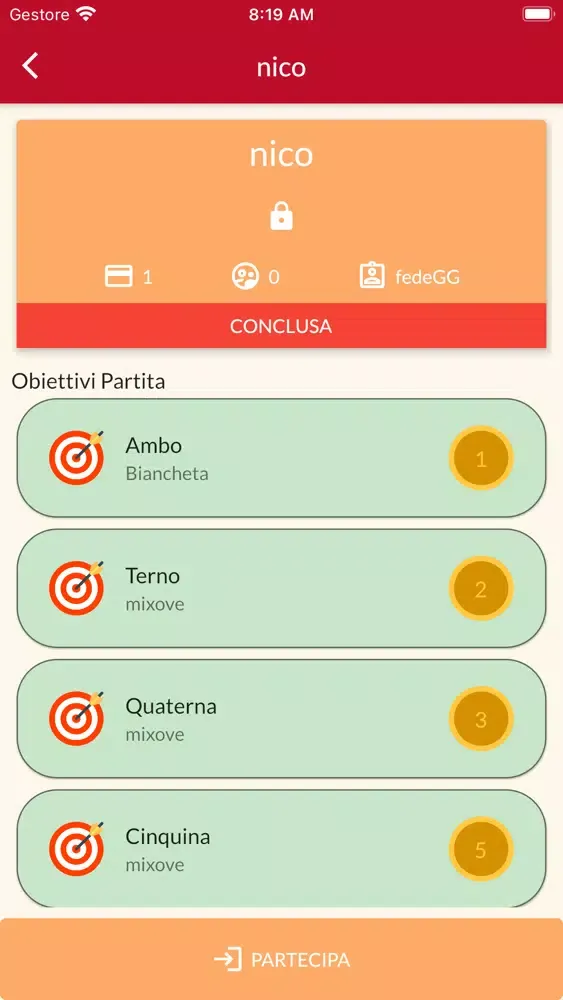 Tombola Online Screenshots