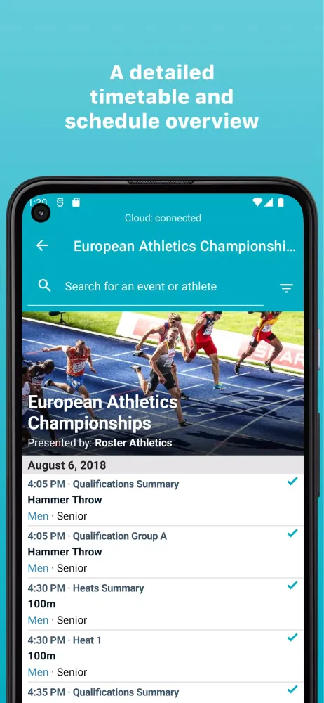 Roster Athletics: Meet Mgmt Screenshots