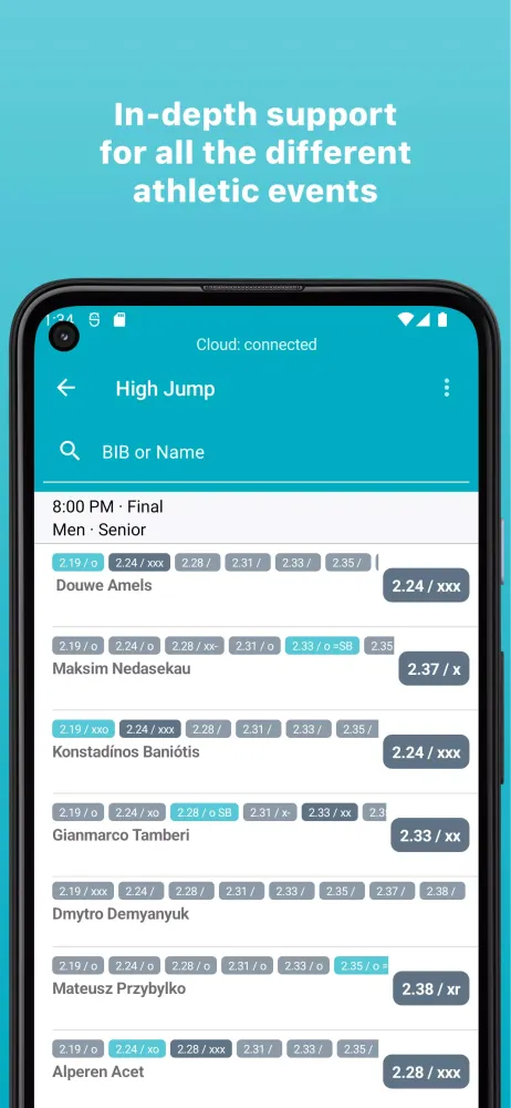 Roster Athletics: Meet Mgmt Screenshots