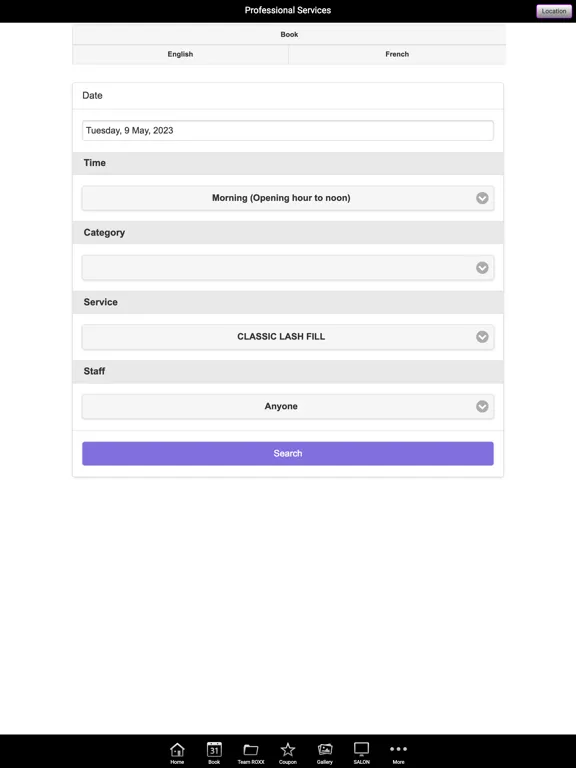 صور Roxx Salon and Spa iPad 