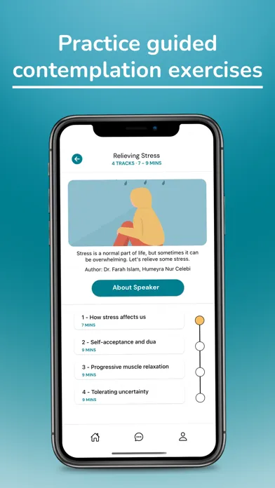 Zrzuty ekranu Ruh-Meditation app for Muslims