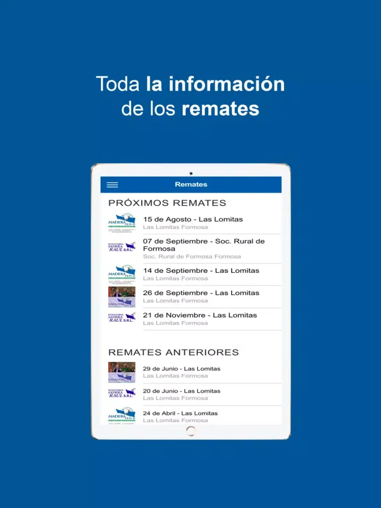 Ganadera Don Raúl iPad  سکرین شاٹس