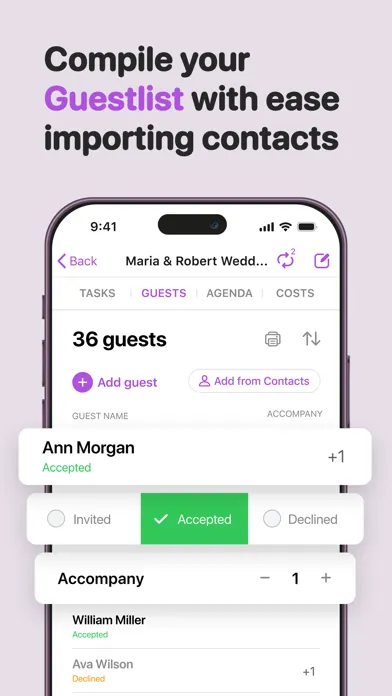 RushDay: Party & Event Planner Screenshots
