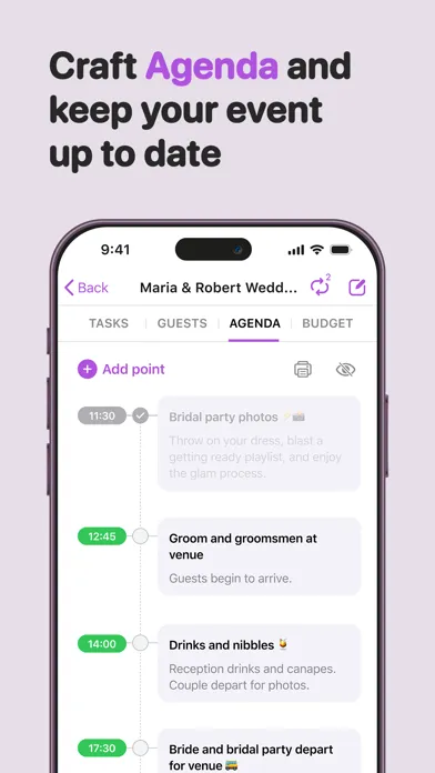RushDay: Party & Event Planner Screenshots