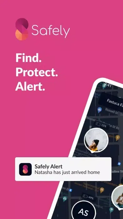 Safely: Find. Protect. Alert Screenshots