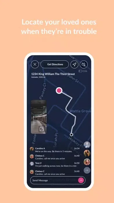 Safely: Find. Protect. Alert Screenshots