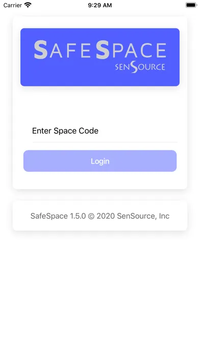 Ảnh chụp màn hình của SafeSpace Greeter