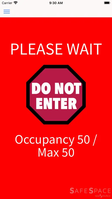 Ảnh chụp màn hình của SafeSpace Greeter