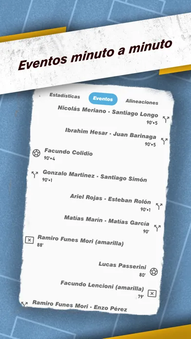 ภาพหน้าจอของ Liga Fútbol: Argentina