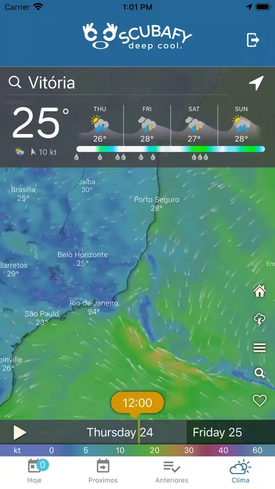 Zrzuty ekranu Scubafy - Operadora