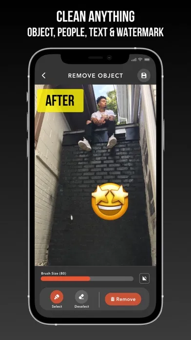 Remove Objects - Retouch AI Ekran Görüntüleri