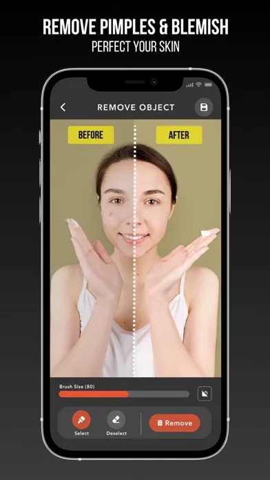 Remove Objects - Retouch AI Ekran Görüntüleri
