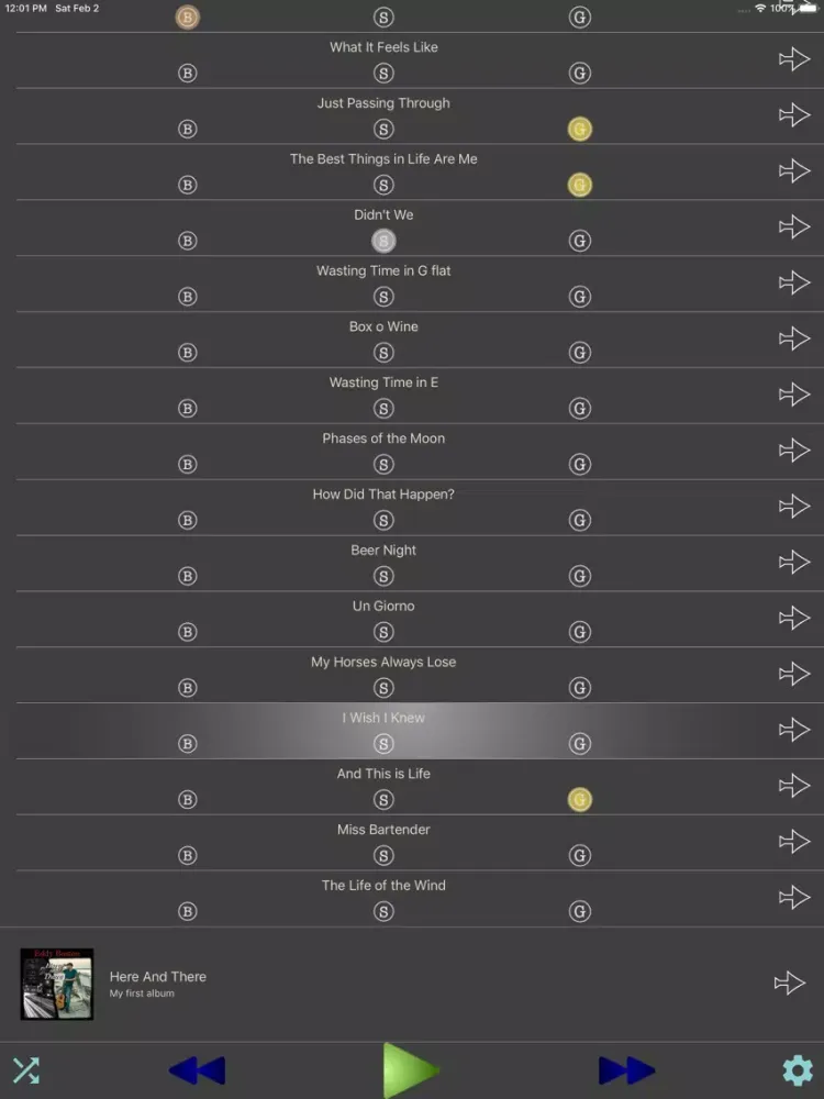 Eddy Boston Songs iPad  Screenshots
