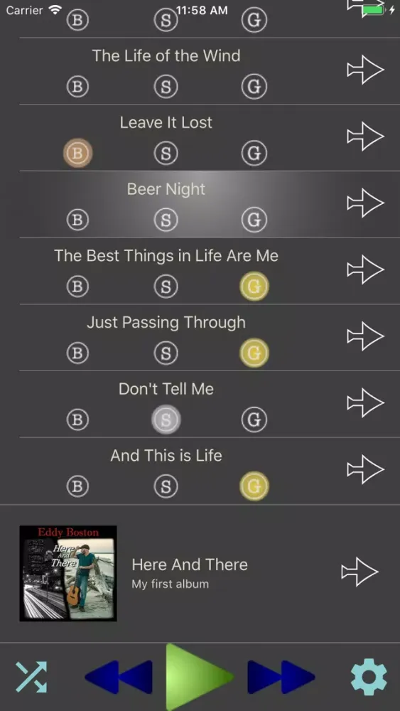 Eddy Boston Songs Screenshots