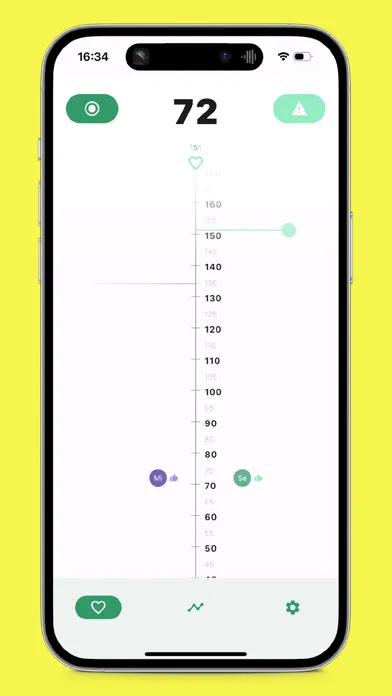 Tangkapan layar Pacemaker | Heart Rate Monitor
