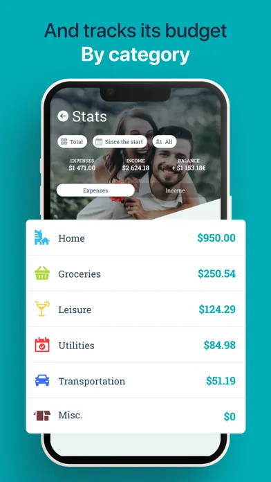Ảnh chụp màn hình của Sesterce – Split expenses