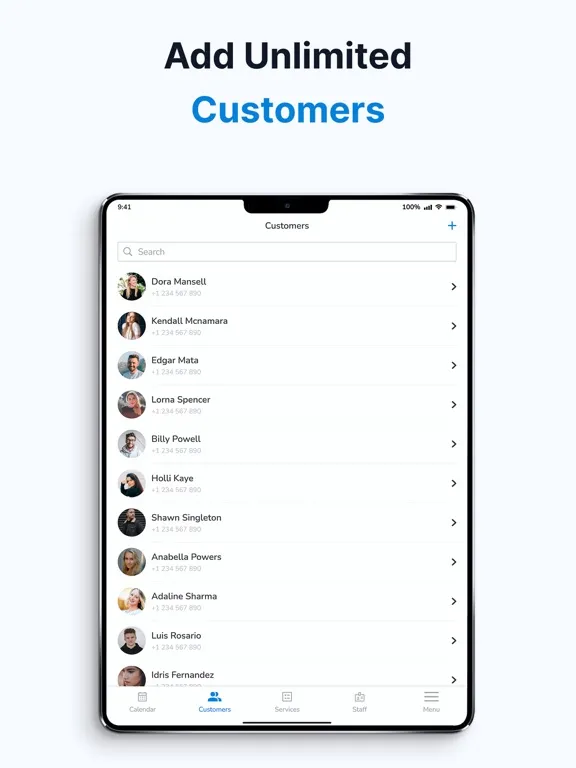 SetTime Appointment Scheduler iPad  Screenshots