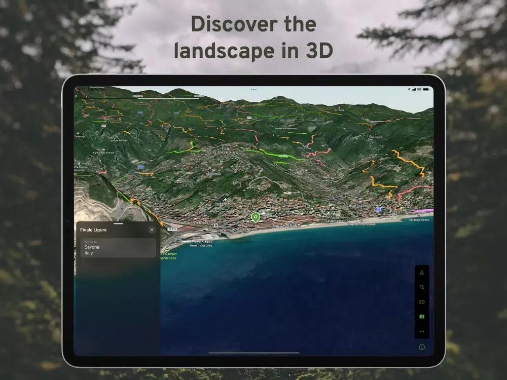Скриншоты TrailSpot – 3D MTB map iPad 