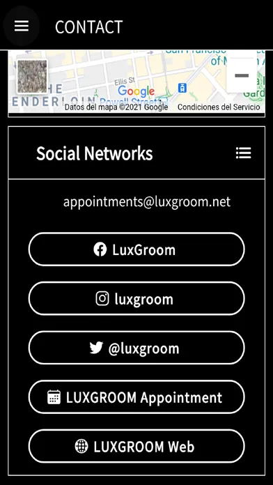 Zrzuty ekranu LUXGROOM