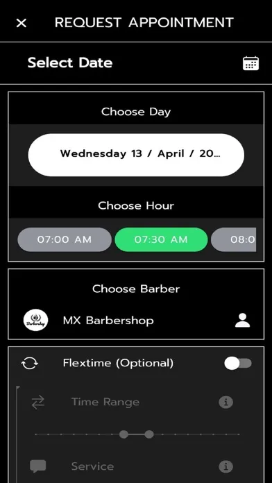 MX Barbershop Ekran Görüntüleri