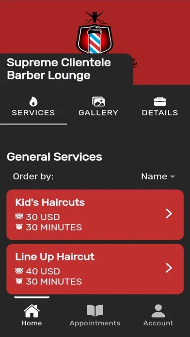 ภาพหน้าจอของ Supreme Clientele BarberLounge